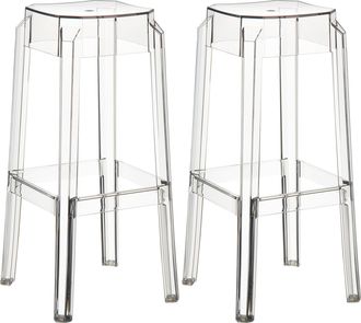Clp Clp - Set 2x Taburete Fox Transparente