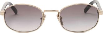 Prada oval-frame sunglasses - Gold