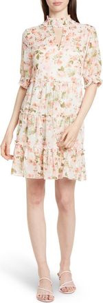 By Design Marion Smock Neck Babydoll Dress in Dream Of Flowers at Nordstrom Rack, Size X-Small