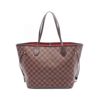 Louis Vuitton Brown Coated Canvas Leather Handbag Tote Bag (Pre-Owned)