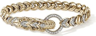 John Hardy Naga Bracelet, 14K Gold, Diamonds at Nordstrom, Size Medium