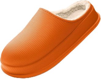 Generic Bjork Cloud Slippers,Memory Foam Fuzzy Wool-Like Plush Fleece Lined House Shoes,Anti-Slip Winter Warm Comfortable (Caramel, Adult, Women, 5, Numeric R