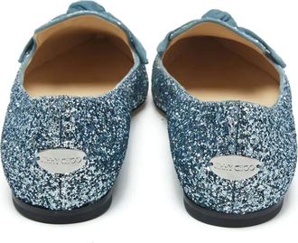 Jimmy Choo London Ballerine Gabie con fiocco - Argento