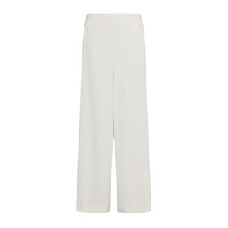Marella Wide Trousers, female, White, Size: L Wide Trousers