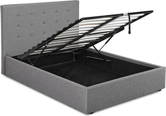 LPD Furniture Lpd Furniture - Lucca Plus 4.6 Double Bed Grey