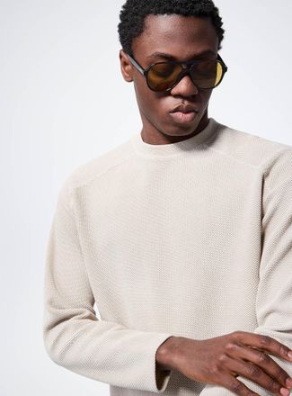 Le 31 Mens Raglan sleeve embossed T-shirt Imported from Seoul