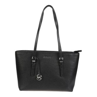 Michael Kors Tote Bags, female, Black, Size: ONE SIZE Medium Quinn Tote Bag