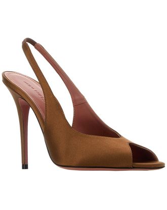 Amina Muaddi Amina Muaddi Kristina Sling 105 Silk Sandal