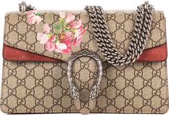 Gucci Pre-owned Womens Blooms Dionysus Small Shoulder Bag - Beige - One Size