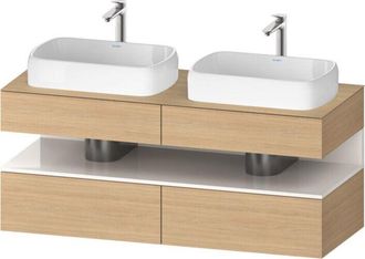 Duravit Qatego Consola Mueble Bajo Lavabo, 2 Extensiones, 2 - Duravit