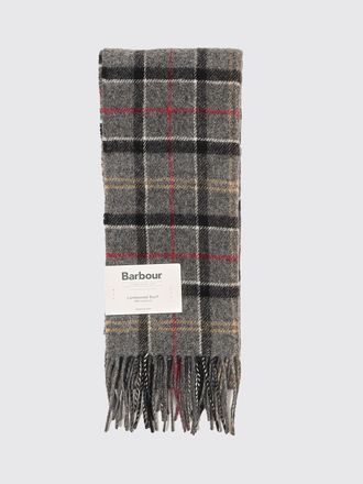 Barbour Sciarpa in 100% lana dagnello con classico motivo tartan e frange