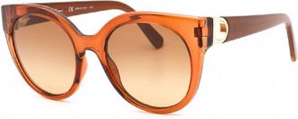 Ferragamo SF1031S 261 Transparent Caramel/Brown Gradient