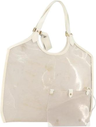 Louis Vuitton Pre-owned Vintage Tote Bag - Dames - Vintage Shopper - Wit - ONE Size - Leer - Vintage
