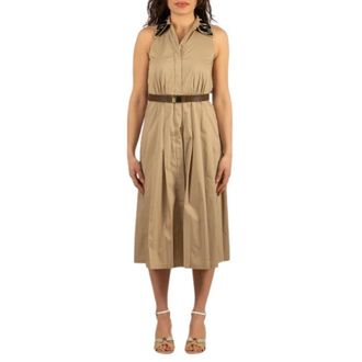 Max Mara Shirt Dresses, female, Brown, Size: XS Gesto Dress