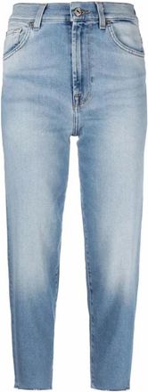 7 For All Mankind Jeans a vita alta - - Jeans - Donna - Blu - W28