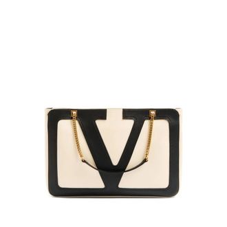 Valentino Garavani Shoulder Bags, male, Beige, Size: ONE SIZE VLogo Signature Shoulder Bag