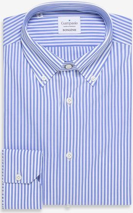 Giampaolo Gestreiftes Hemd mit gekn&ouml;pftem Kragen