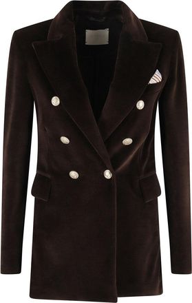 Circolo 1901 Double-Breasted Chenille Jacket