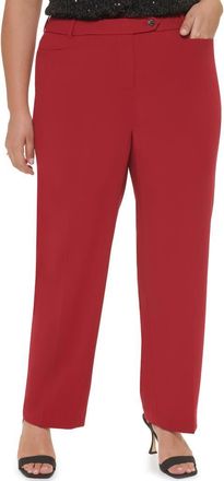 Calvin Klein Slim FIt Pants in Cranberry at Nordstrom Rack, Size 22W