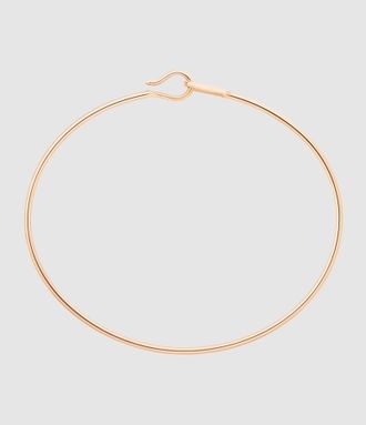 Ginette NY Bracelet Rigide PM avec Crochet Or Rose