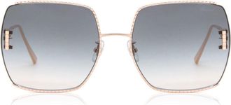 Chopard SCHG30M 08FC Mens Sunglasses Gold Size 63