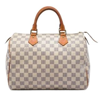 Louis Vuitton Pre-owned Speedy 30 - Dames - Vintage Handtas - Wit - ONE Size - Leer - Vintage