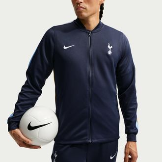 Nike Tottenham Hotspur Strike Nike Mens Dri-FIT Soccer Knit Track Jacket in Blue | II2825-452
