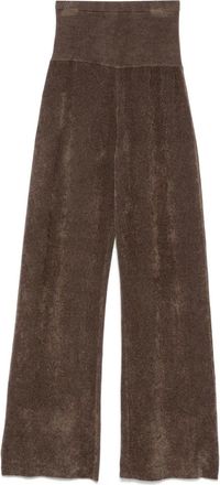 Aya Muse Pantaloni in maglia - Marrone