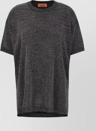 Missoni metallic crew neck knitwear t-shirt