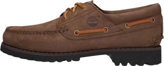 Timberland Authentieke Laarzenchoen - Heren - Schoenen - Bruin - Maat: 41 EU Leer