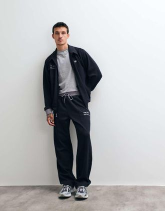 New Balance Sport legacy pantaloni in piqu&eacute; blu notte