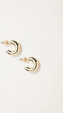 Fat Face FatFace Gold Tone Chunky Huggie Earrings
