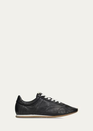 Toteme Flex Nappa Leather Low-Top Sneakers