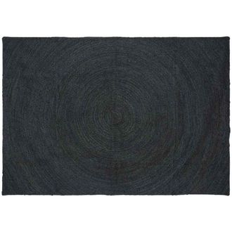 vidaXL Rug Dark Grey 160 x 230 cm Jute vidaXL