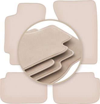 OEM Alfombrillas Beige Premium Para Subaru Impreza Gc (sin Salidas De Aire Traseras) Familiar, Sed&aacute;n 1993-2001