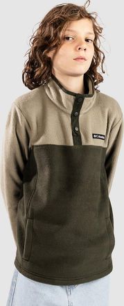 Columbia Steens Mtn II 1/4 Snap Pull-Over Kids Half-Zip Fleece Trui groen