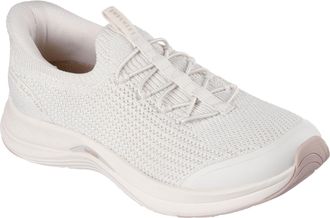Skechers Womens Arch Fit Vista 2.0 Primavera Slip-On Sneakers, Natural Knit, 8 UK