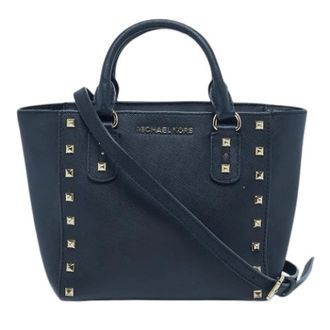 Michael Kors Pre-owned Leren Handtas - Dames - Pre-owned - Zwart - Maat: ONE Size Leer