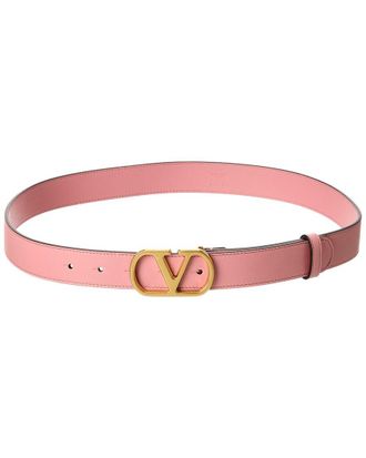 Valentino Vlogo Signature Leather Belt