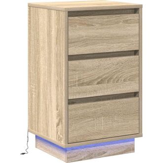 vidaXL Vidaxl - Bedside Cabinet Sonoma oak 39 x 34.5 x 65 cm Engineered wood