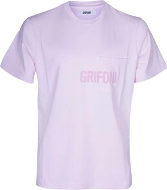 Mauro Grifoni Heren, Tops, Roze, Maat: XL Katoen