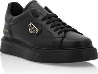 Philipp Plein Low-Top Sneakers Titan Plein Unisex in Black/black at Nordstrom, Size 35