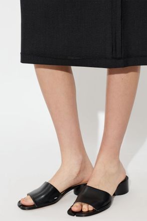 Maison Margiela Heeled Mules With Tabi Cut-out, Womens, Black