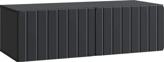 vidaXL Mueble De Tv De Pared 98 X 41 X 30 Cm Negro Vidaxl