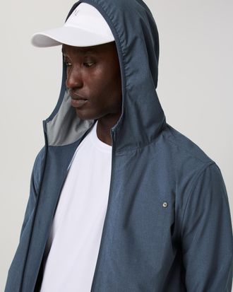 Vuori Clothing Outdoor Trainer Shell | Azure Linen Texture | Medium