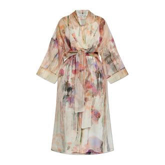 Munthe Dames, Jurken, Veelkleurig, Maat: M Zijde