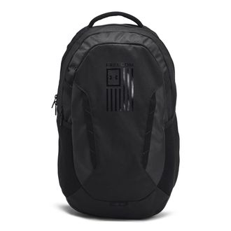 Under Armour Hustle 6.0 Freedom Backpack, (001) Black / Black / Black, One size