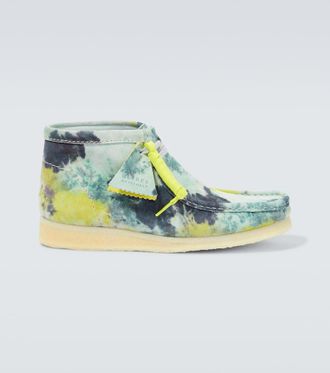 Clarks Wallabee leather boat shoes