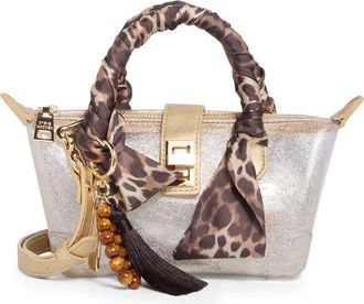 Steve Madden Besme Scarf Handle Handbag in Gold at Nordstrom Rack
