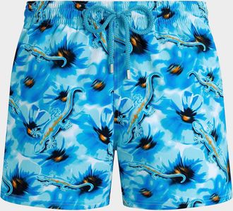 Vilebrequin Poppies & Geckos Stretch Swim Shorts